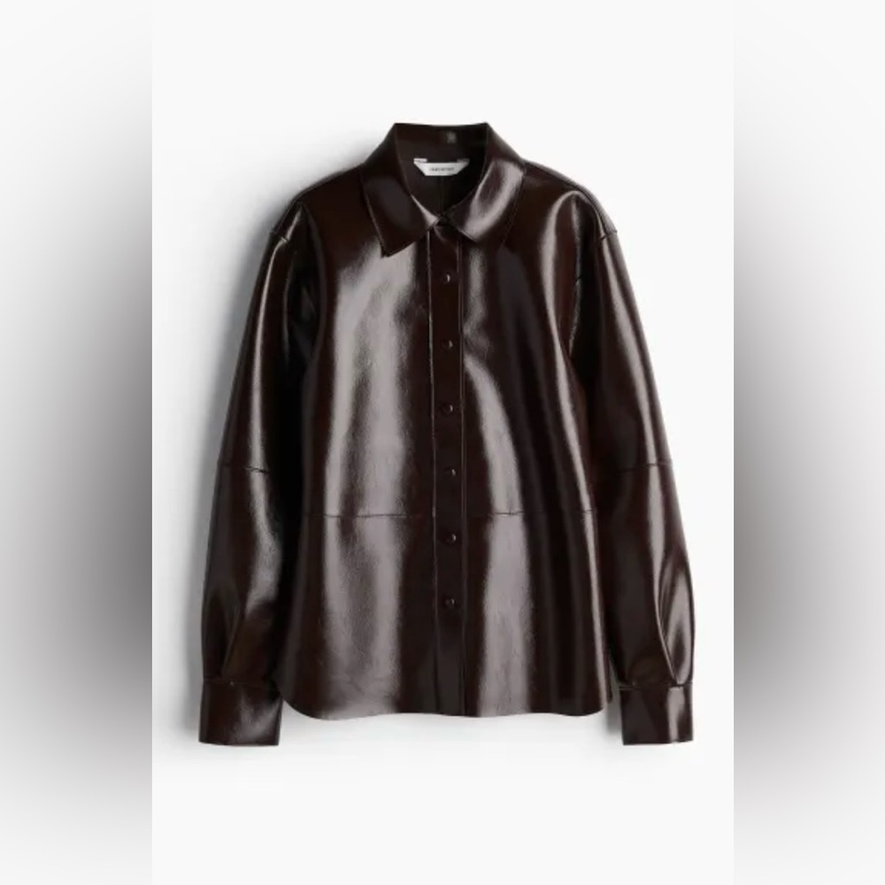 H&M A/W 2024 COATED SHIRT
